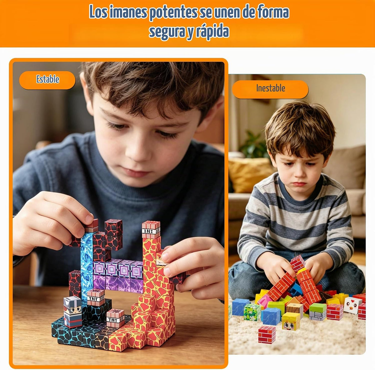 150 bloques magnéticos, bloques de construcción magnéticos con bolsa para