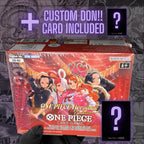 EB03 Heroines Edition Booster Box English EB-03 Caja de refuerzo extra sellada de fábrica para tarjetas EB03 de una pieza TCG en inglés (24 paquetes) + tarjeta TCG Fabrik Don personalizada