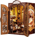 CUTEBEE Book Nook Kit DIY Miniature House Dollhouse Bookstore