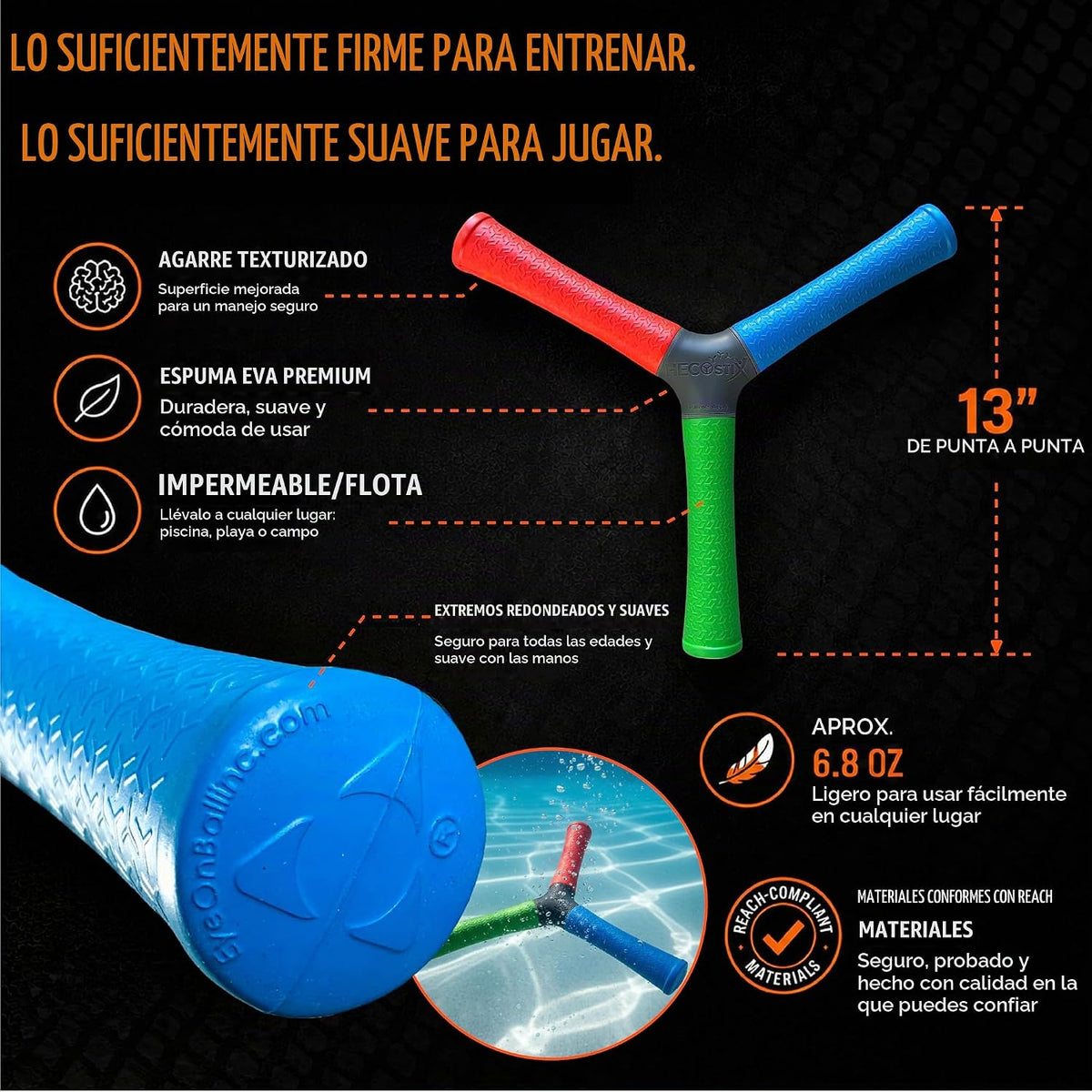 Herramienta de entrenamiento de coordinación ojo-mano HECOstix RGB - Tiempo