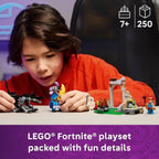 LEGO Fortnite Peely & Sparkplug's Camp - Juego de construcción de videojuegos para niñas y niños a partir de 7 años - Figuras de juguete de Fortnite Peely, Sparkplug y más - Idea de regalo para cumpleaños - 77075