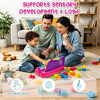 Sealive Piano para Niños Pequeños, Teclado Musical con Animales Giratorios, Grabación