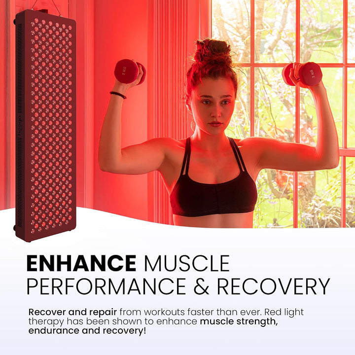 Hooga Terapia de Luz Roja de Cuerpo Completo, 660nm Rojo Cercano In...