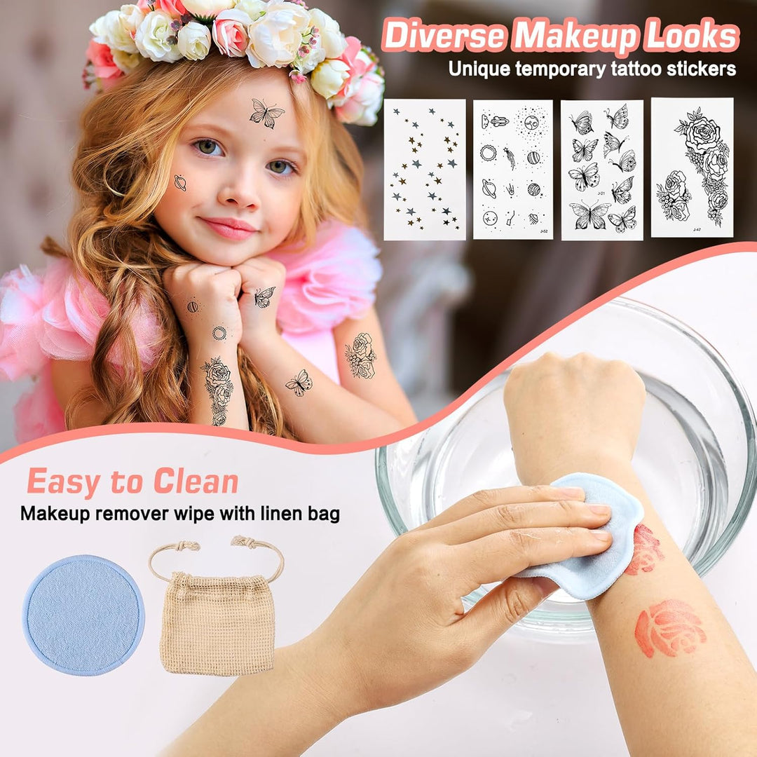 Anpro Kit de maquillaje todo en uno para niñas de 10 a 12 años con...