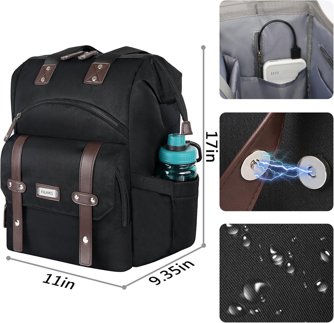 FALANKO Mochila para laptop para mujer, doctora de trabajo, profeso...