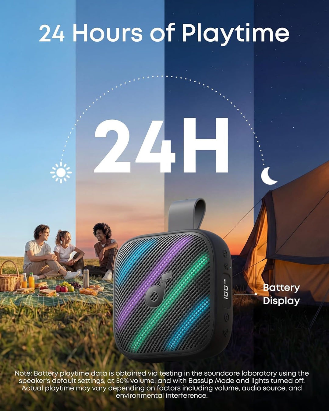 Soundcore Boom Go 3i - Altavoz Bluetooth portátil de Anker, sonido...