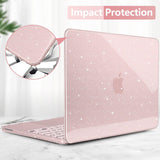 MEEgoodo Funda con purpurina para MacBook Neo de 13 pulgadas versió...