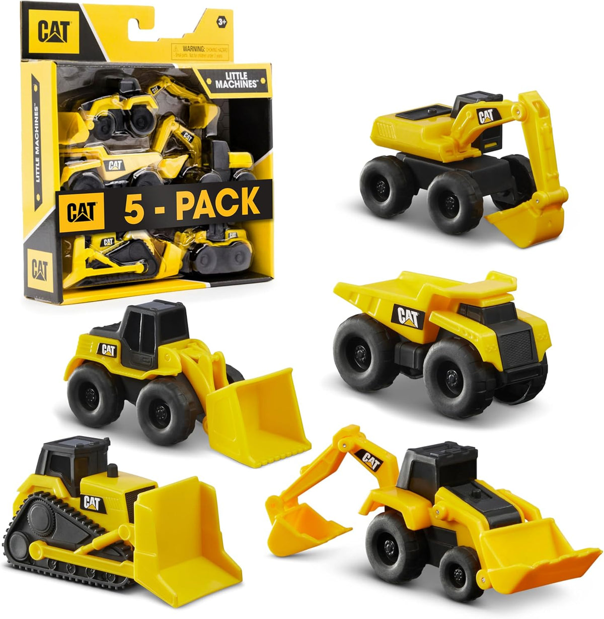CatToysOfficial CAT Little Machines Juguetes con 5 piezas