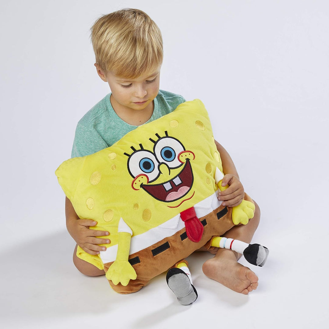 Pillow Pets Peluche de Bob Esponja de 16 pulgadas, juguete de peluc...