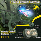 Juguetes de dinosaurio para niños, dinosaurio de control remoto de 2.4 GHz