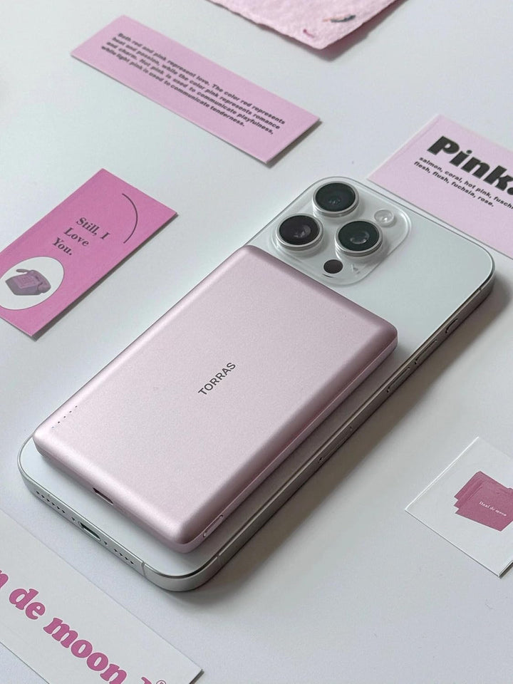 TORRAS MiniMag Power Bank, cargador portátil inalámbrico ultra delg...