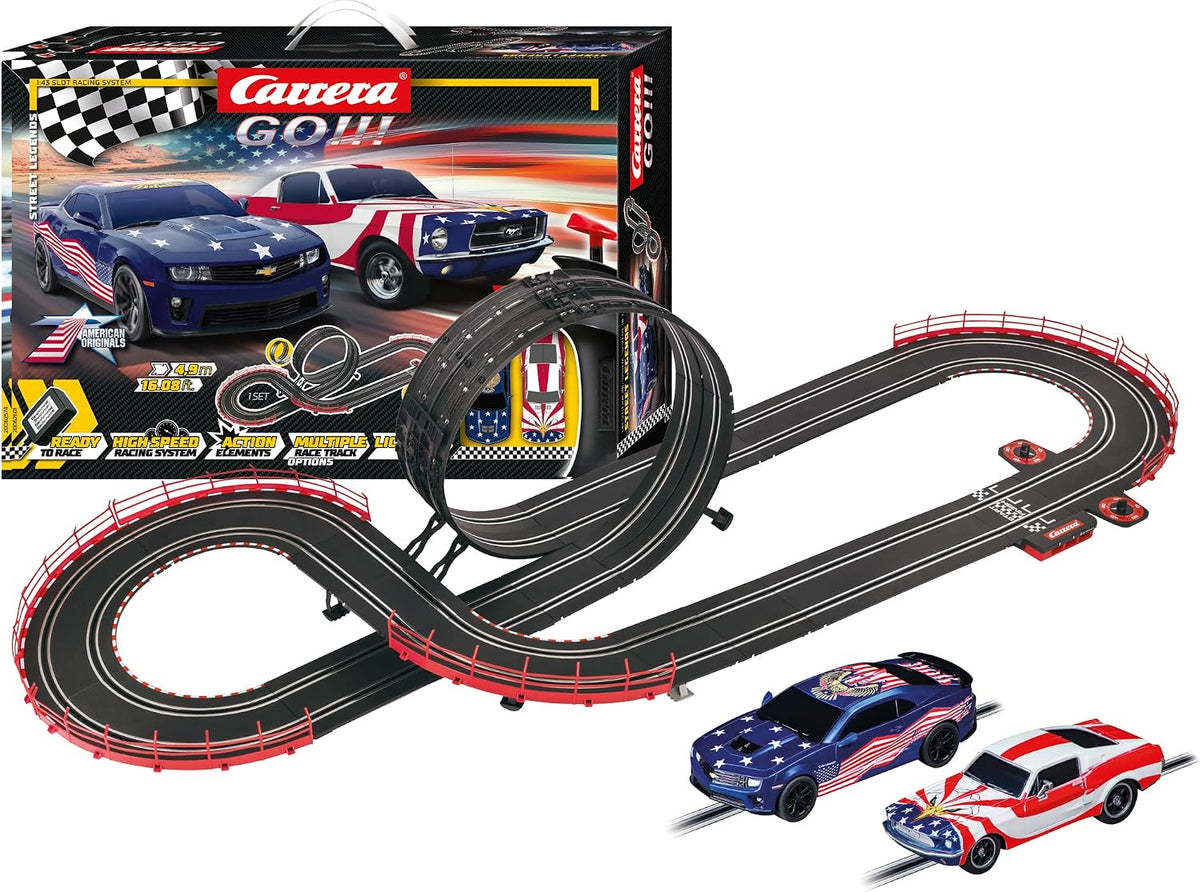 Carrera GO Street Legends - Juego eléctrico de pista de carreras de coches
