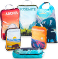 TRIPPED Travel Gear Paquete de 6 cubos de compresión para equipaje de mano
