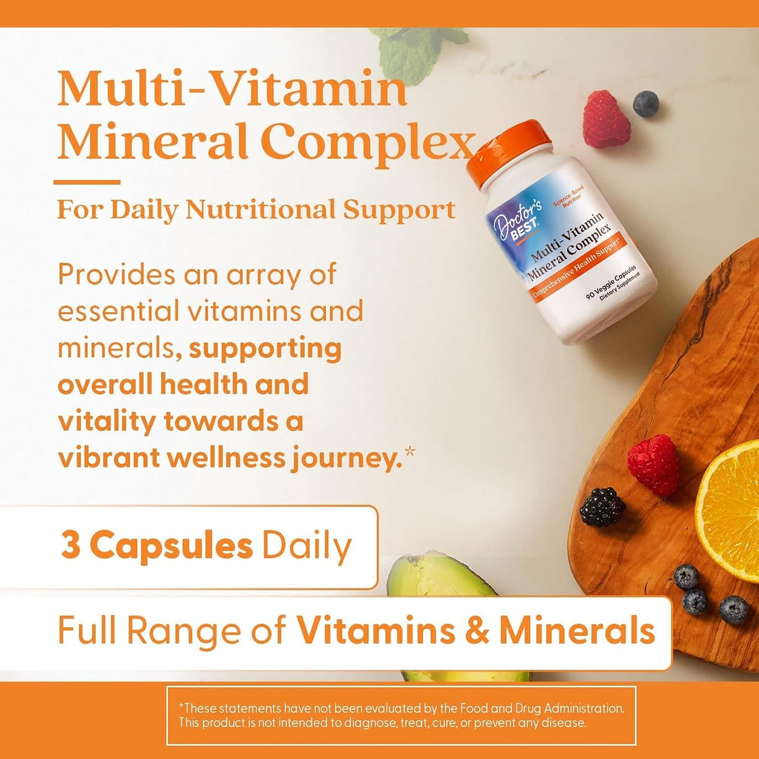 Doctor's Best Complejo mineral multivitamínico \u2013 Multivita...