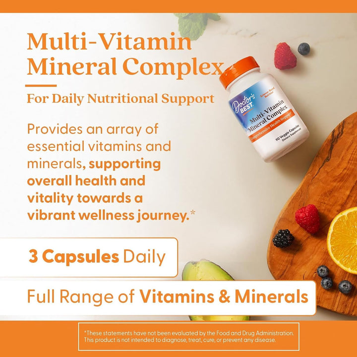 Doctor's Best Complejo mineral multivitamínico \u2013 Multivita...