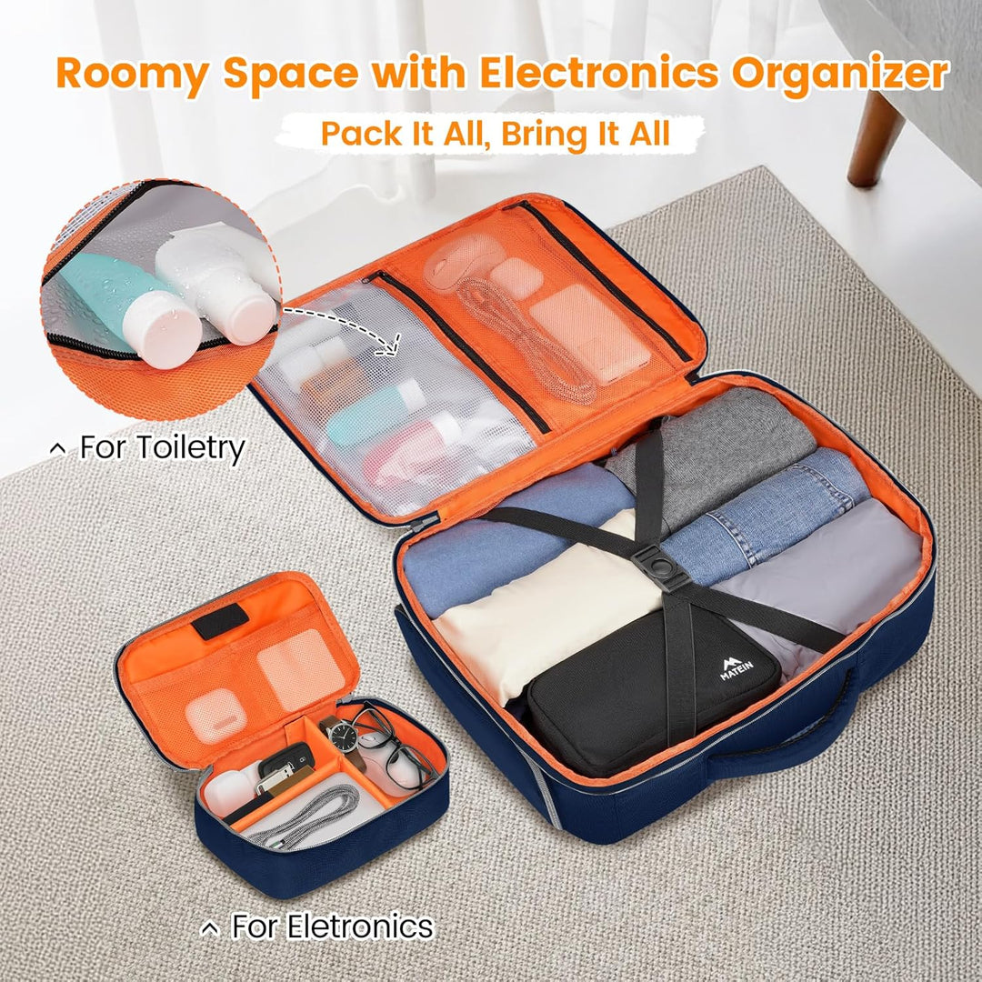 MATEIN Mochila para artículos personales con organizador técnico, A...