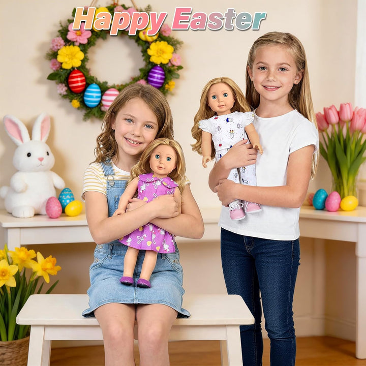 Accesorios de ropa para muñecas americanas de 18 pulgadas, 10 conju...