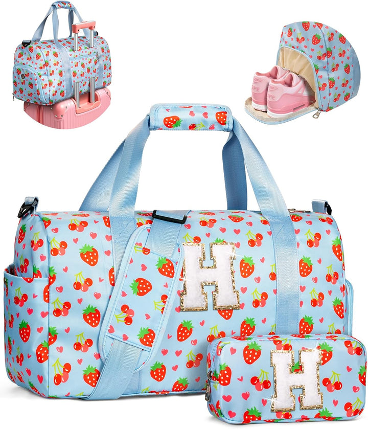 Elilier Regalos para Niñas, Bolsa de Lona Inicial para Niños, Linda...