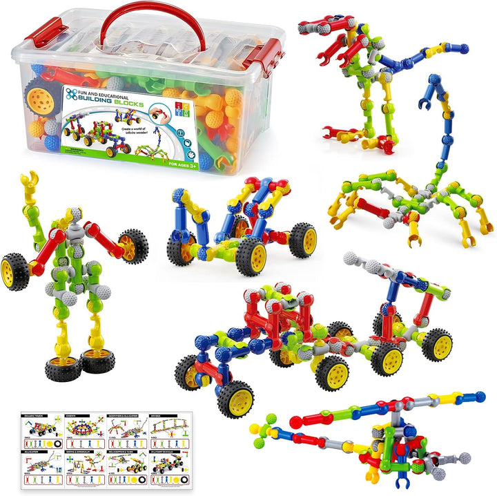 Caferria - Bloques de construcción, juguetes STEM para niños de 3,...