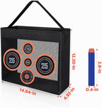Dardos Balas de Repuesto Compatibles con Pistolas Nerf, 1000 Piezas de Dardos de Espuma Compatibles con Fiesta Nerf con Bolsa de Malla Portátil con Diana para Práctica de Tiro