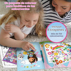 Gabby's Dollhouse - Juego de 4 libros para colorear