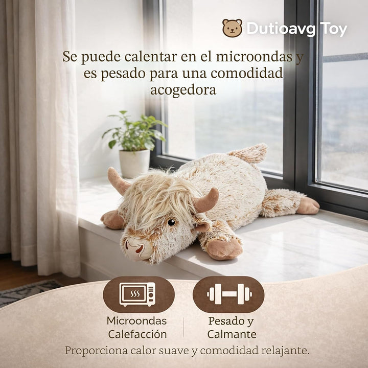 Dutioavg Animales de peluche con peso de 3.5 libras para microondas...