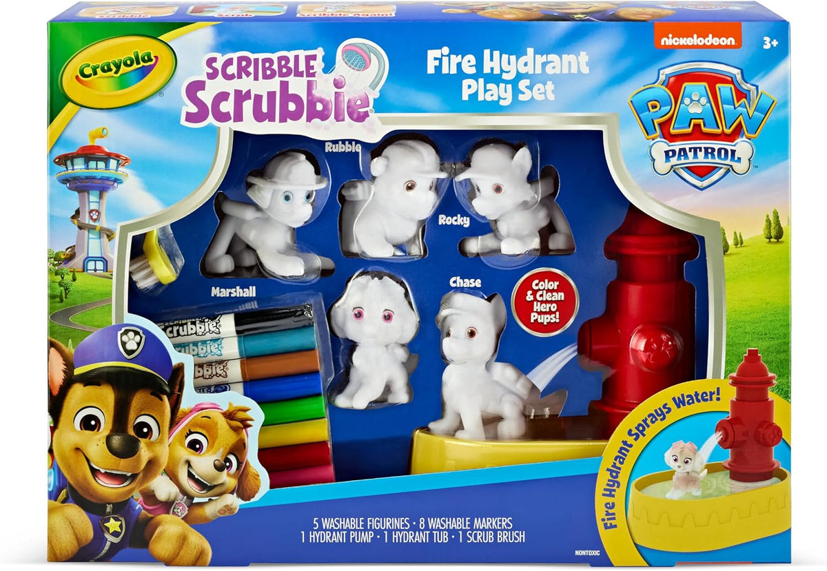 Crayola Scribble Scrubbies - Juego de juguetes de la Patrulla Canina