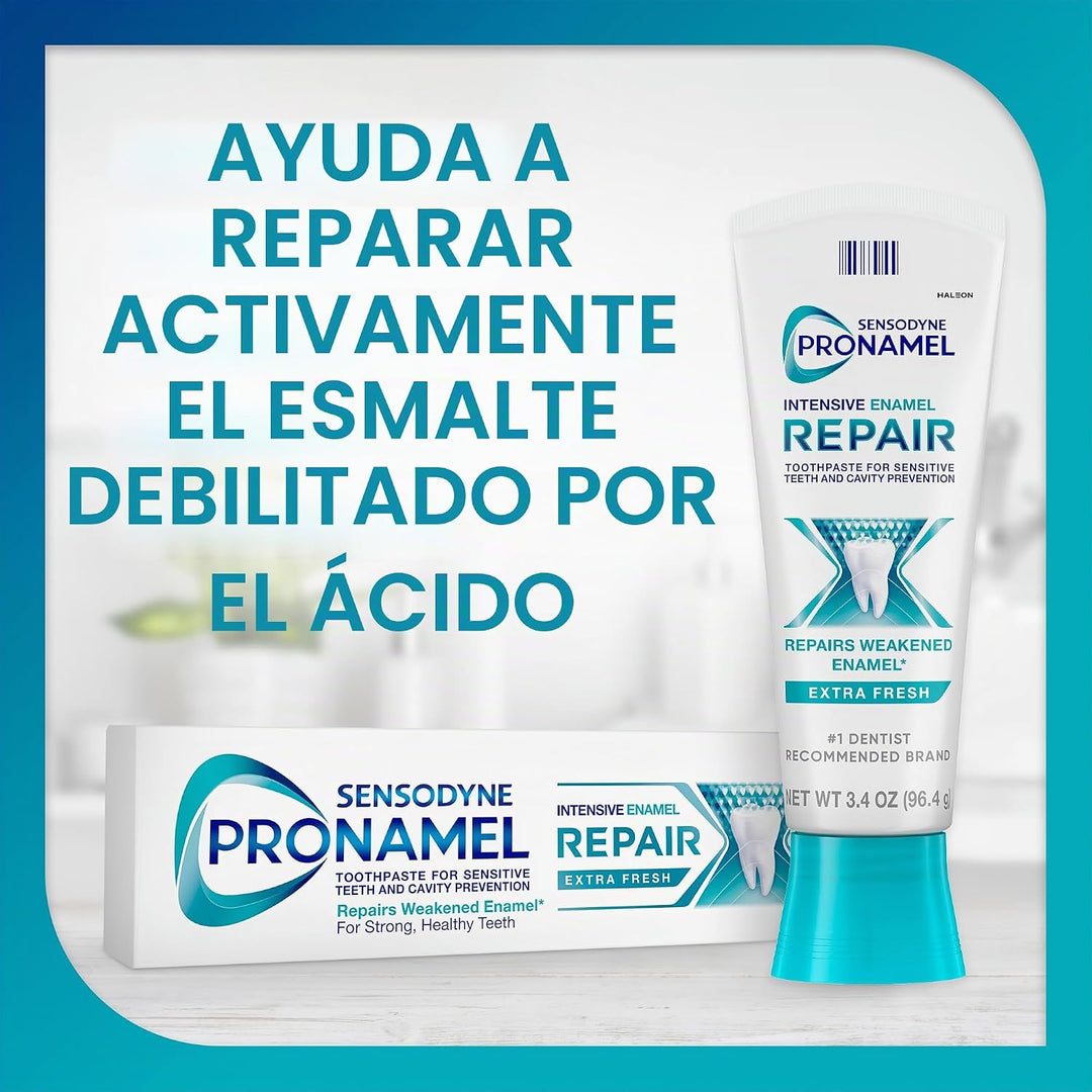 Sensodyne Pronamel Pasta dental intensiva para reparación de esmalt...