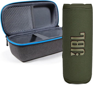 JBL Flip 6 (verde) + Paquete con estuche protector de carcasa dura...