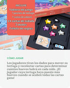 SimplyFun Shore Seekers - Un juego de mesa divertido e interactivo de matemáticas para niños - Practica habilidades de suma y multiplicación - Juego de matemáticas para niños, 2 a 7 jugadores, edades