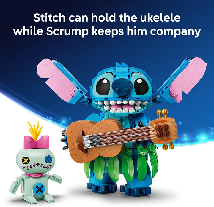 LEGO Disney Stitch y Scrump 43296 | Juguetes de construcción para n...