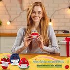 HunnmingRe Fruit Style - Muñeca de ganchillo (12 piezas) con tarjeta