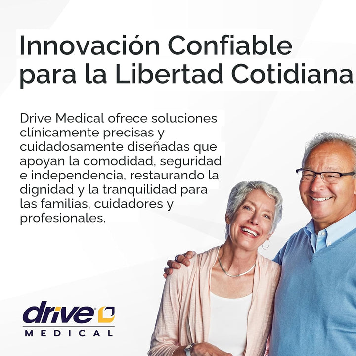 Drive Medical Inodoro de acero plegable portátil