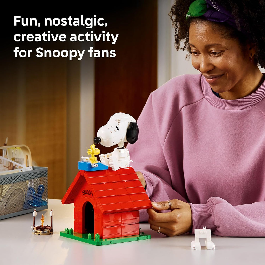 LEGO Ideas Peanuts: Caseta del perro de Snoopy 21368 | Juego de con...