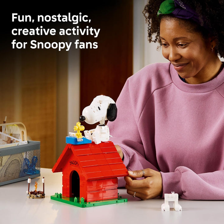 LEGO Ideas Peanuts: Caseta del perro de Snoopy 21368 | Juego de con...