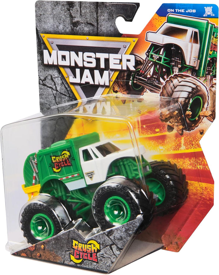 Monster Jam Camión monstruo oficial de Crush Cycl vehículo