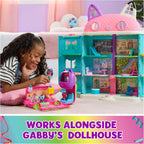Gabby's Dollhouse Celebration Party Bus, Transforming Playset con Gabby DJ