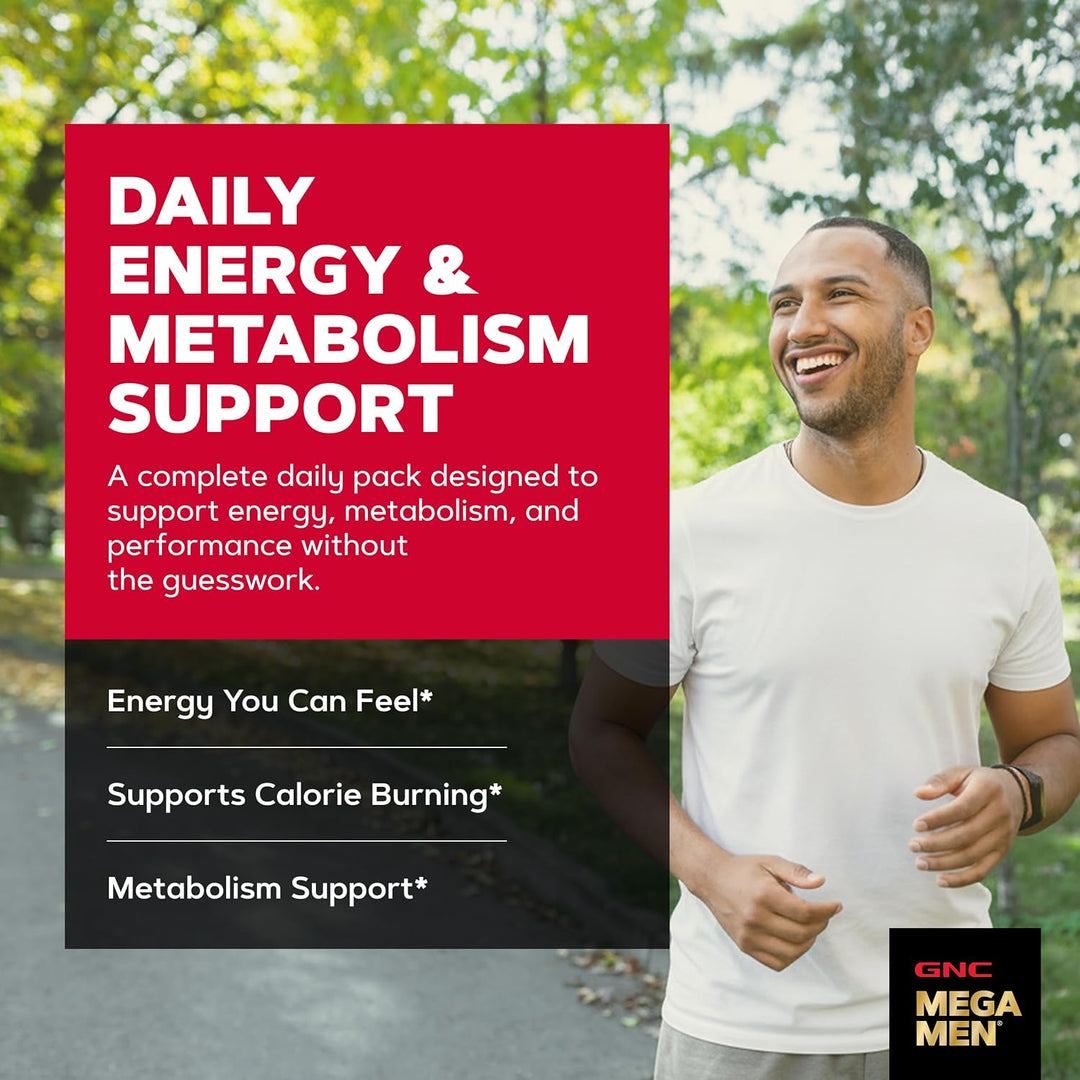 GNC Mega Men Energía y Metabolismo Vitapak Program, Nutrición Compl...