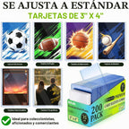 4000 Fundas Duras de Plástico D/ 3" x 4" RCPLAGA Porta-Tarjetas de Coleccionables, 35PT