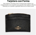 Funda para tarjetas con forma para mujer Coach