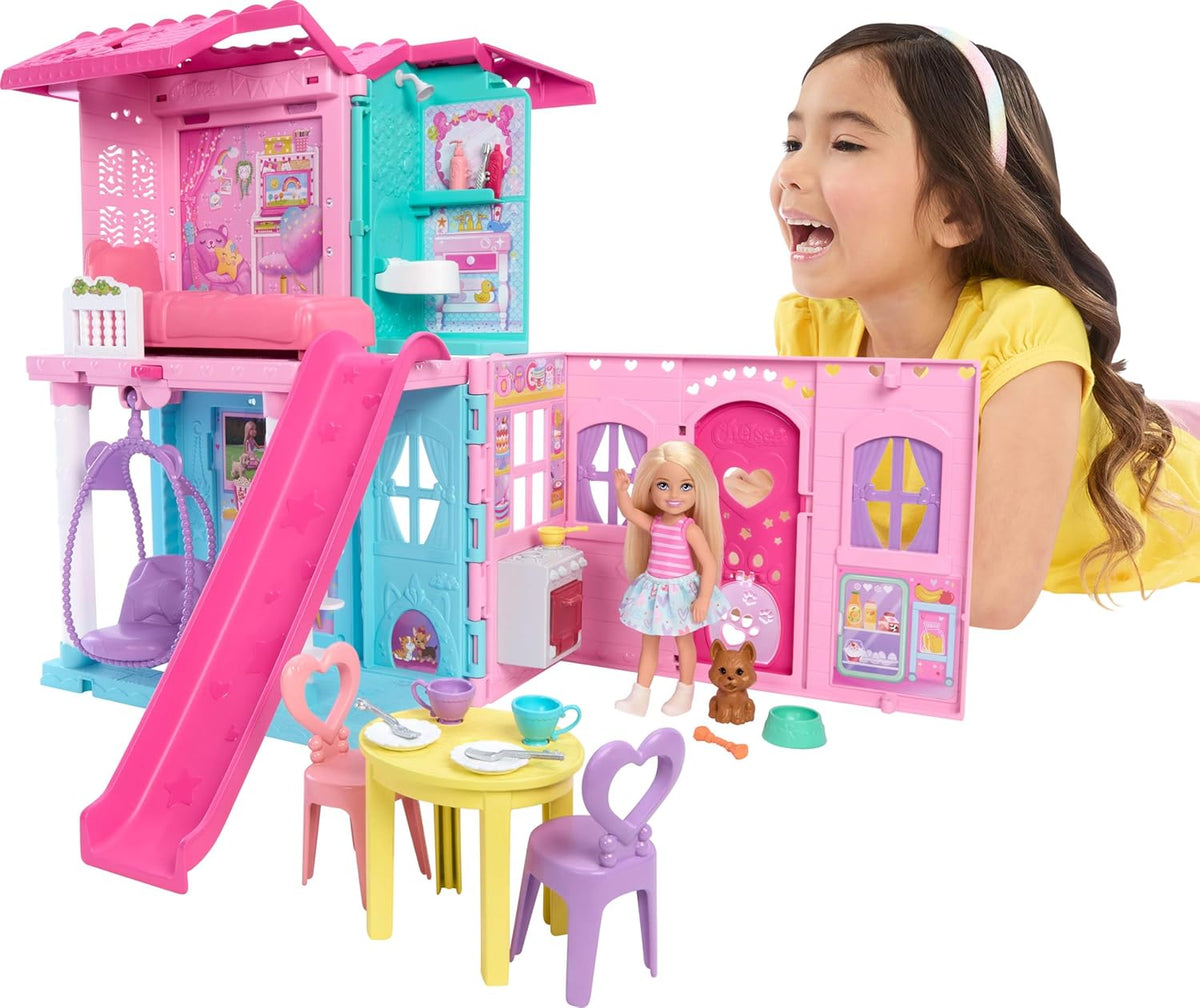 Barbie Chelsea - Casa de muñecas de juguete con más de 15