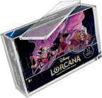 Vitrina de acrílico premium para caja de refuerzo de Disney Lorcana con cierre magnético