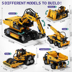 DOLIVE Juego de bloques de construcción STEM 5 en 1 para