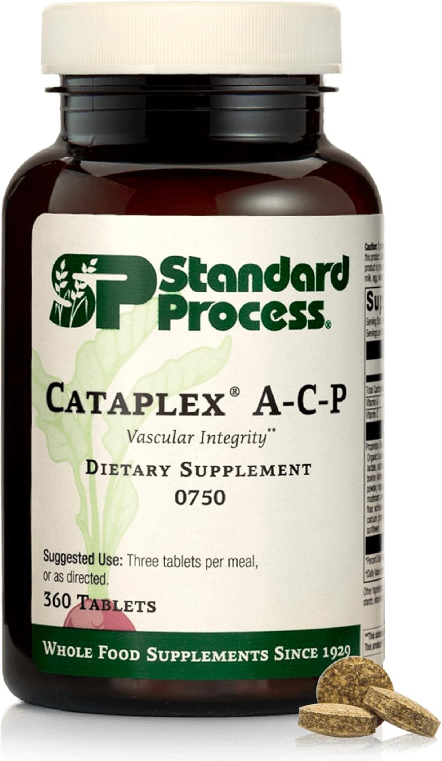 Standard Process Cataplex A-C-P Suplemento dietético saludable para...