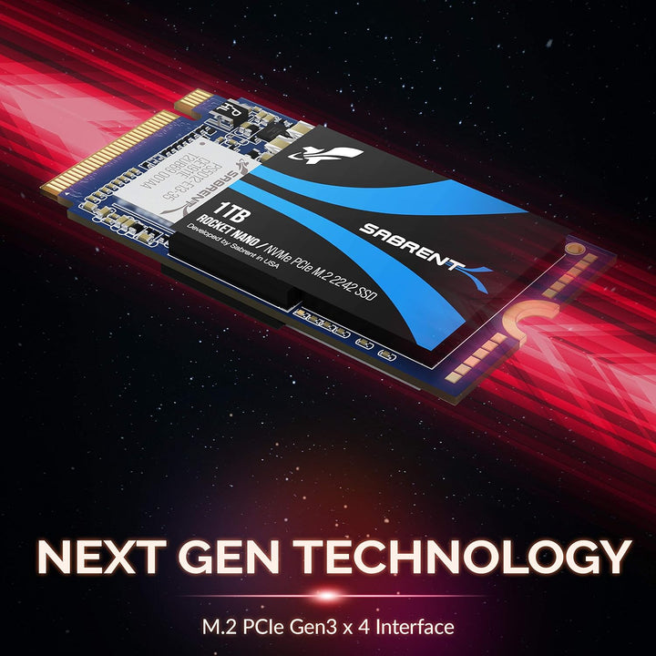 SABRENT 1TB Rocket NVMe PCIe M.2 2242 DRAM SSD interno de alto rend...