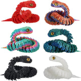 Guiqulai 6 juguetes de serpiente impresos en 3D de 12