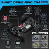 HBX 1:18 Auto a escala todo terreno a control remoto 18859E, 30+MPH...