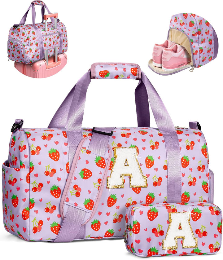 Elilier Regalos para Niñas, Bolsa de Lona Inicial para Niños, Linda...