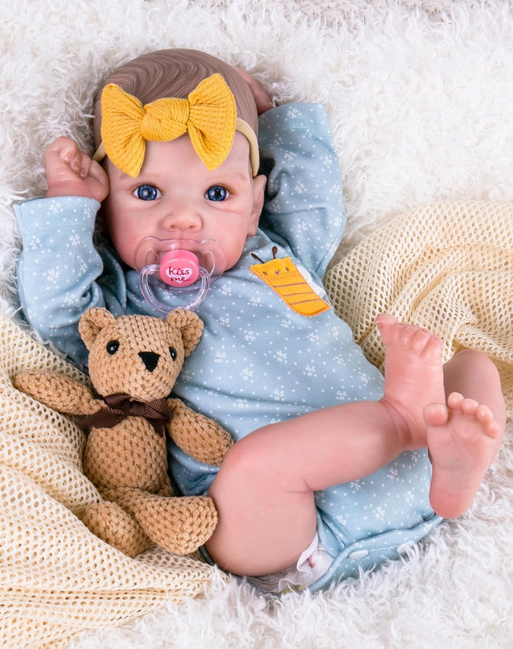 Aori Muñecas bebé recién nacidas Niña - Muñeca recién nacida de 20...