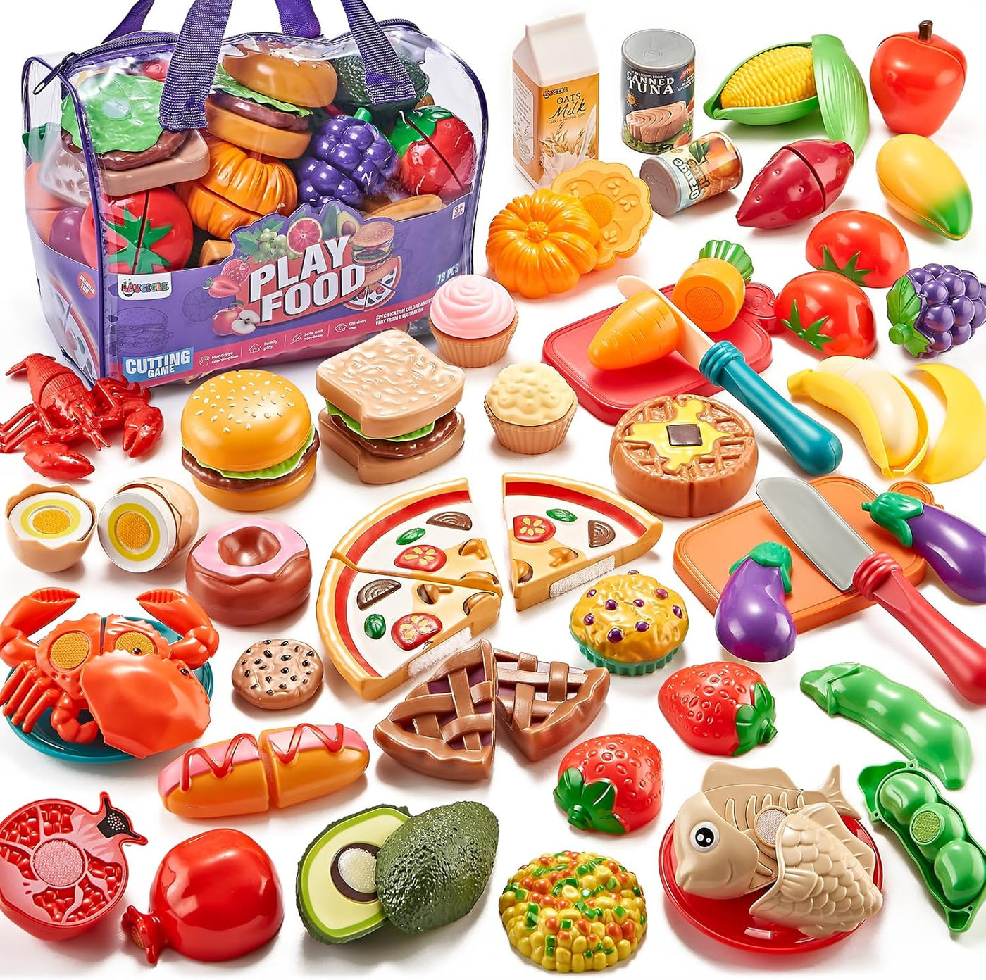 Comida de juego de simulación para la cocina de los niños